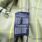 BURBERRY 英国製 90年代 ヴィンテージ バルマカーン ステンカラーコート トレンチコート XL ベルト付 エポレット 裏地チェック イングランド製