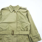 BURBERRY 英国製 90年代 ヴィンテージ バルマカーン ステンカラーコート トレンチコート XL ベルト付 エポレット 裏地チェック イングランド製