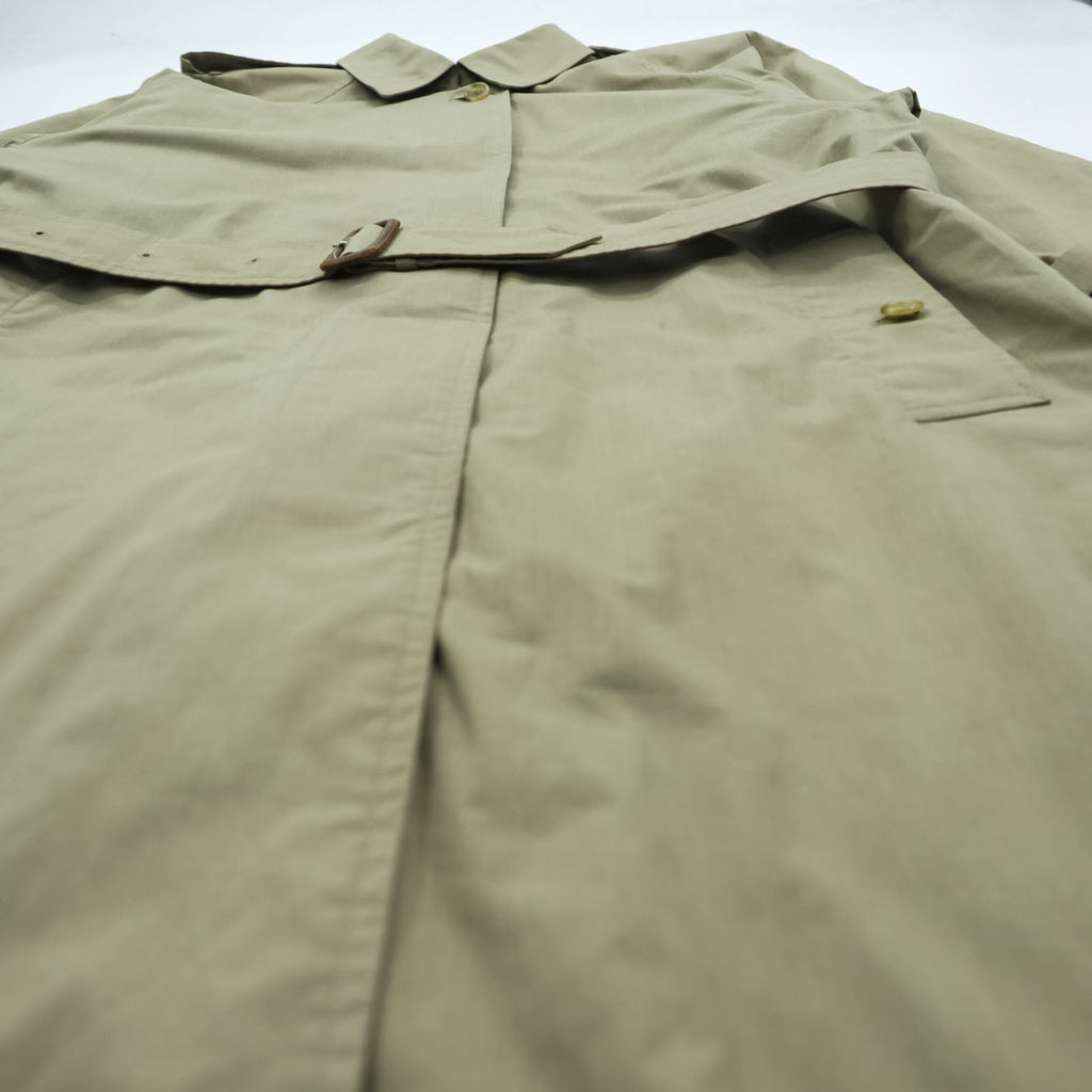 BURBERRY 英国製 90年代 ヴィンテージ バルマカーン ステンカラーコート トレンチコート XL ベルト付 エポレット 裏地チェック イングランド製