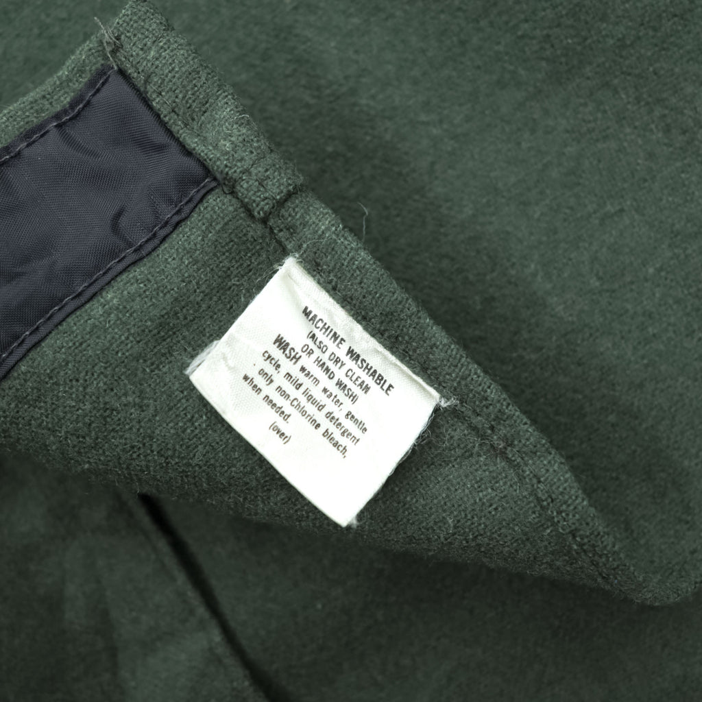Vintage 1970s Pendleton Outdoorsman Solid Green Wool Shirt USA Made XL