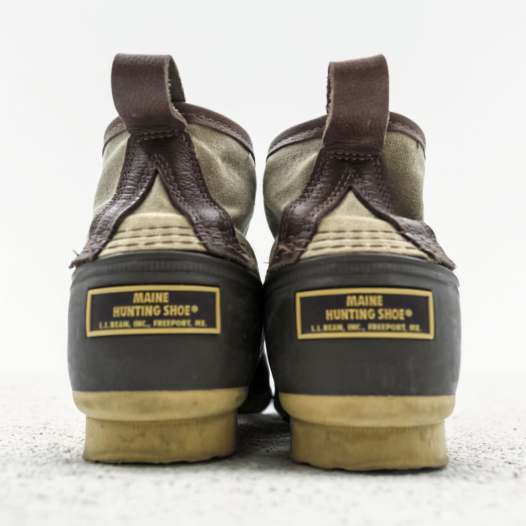 L.L.Bean USA製 ビーンブーツ ハンティングブーツ 27cm ブラウン キャンバス ラバー MAINE HUNTING SHOE 270716