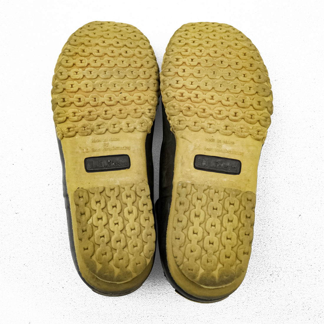 L.L.Bean USA製 ビーンブーツ ハンティングブーツ 27cm ブラウン キャンバス ラバー MAINE HUNTING SHOE 270716