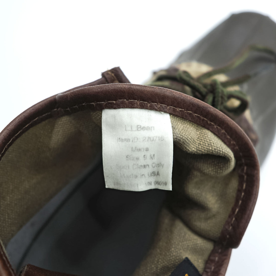 L.L.Bean USA製 ビーンブーツ ハンティングブーツ 27cm ブラウン キャンバス ラバー MAINE HUNTING SHOE 270716