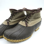 L.L.Bean USA製 ビーンブーツ ハンティングブーツ 27cm ブラウン キャンバス ラバー MAINE HUNTING SHOE 270716