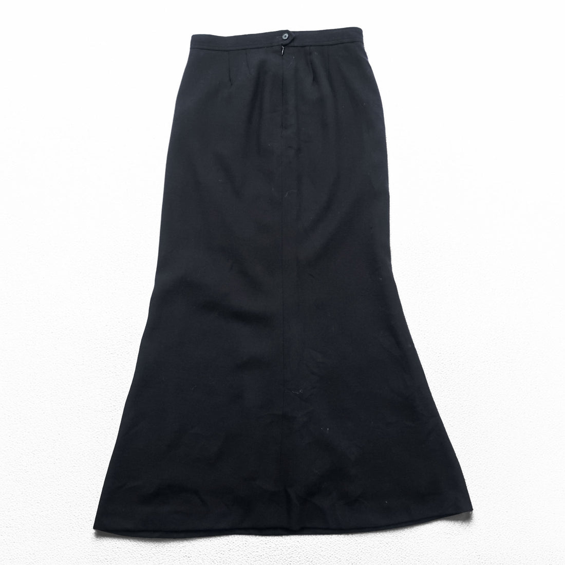YVES SAINT LAURENT フランス製 80年代 ヴィンテージ ロング スカート L ブラック マーメイド フレア rive gauche