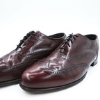 STAFFORD 80年代 USA製 ウィングチップ ドレスシューズ 革靴 27.5cm レザー フルブローグ メダリオン 15214