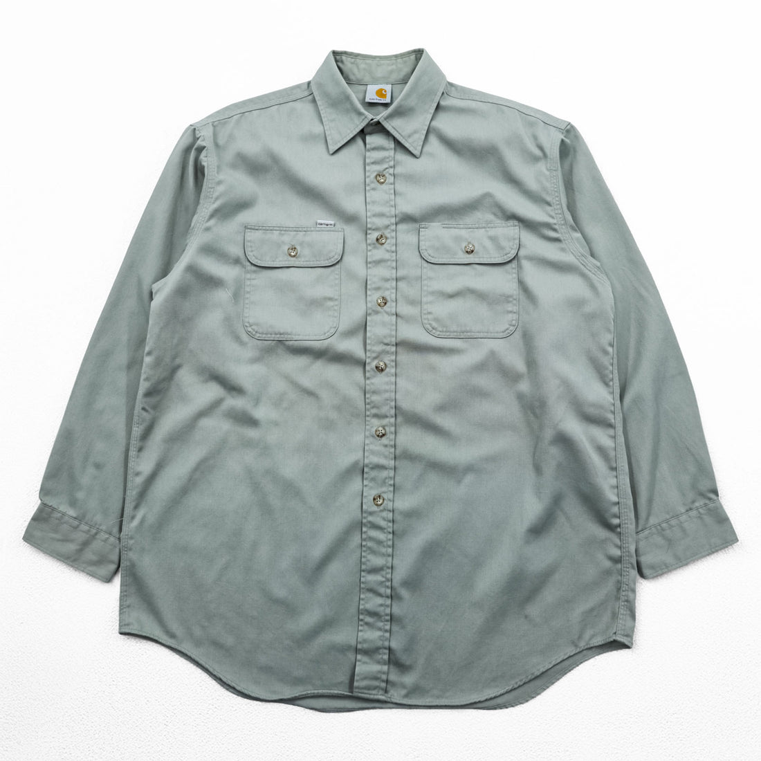 carhartt ワークシャツ 長袖シャツ XL グレー 胸ポケット