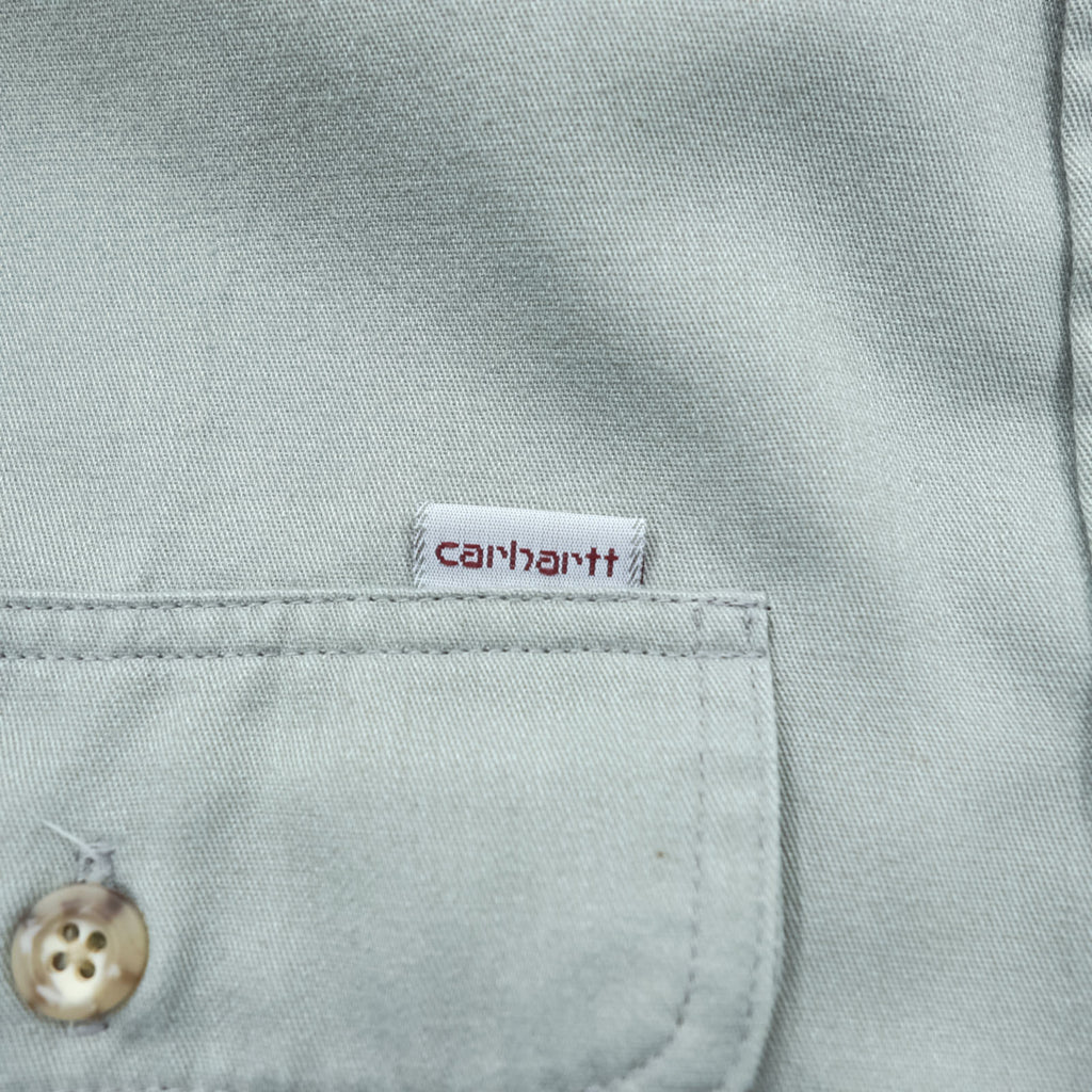 Carhartt work shirt size XL gray Cotton