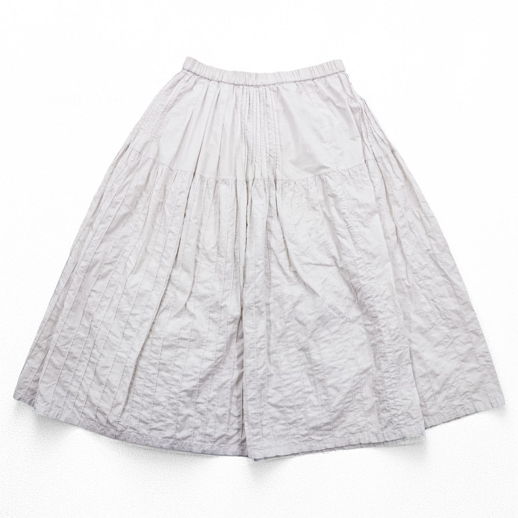 ISSEY MIYAKE HaaT インド製 ギャザー フレア スカート M ピンク HaaTH ピンタック プリーツ HA02FG762