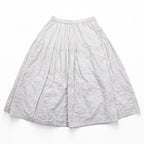 ISSEY MIYAKE HaaT インド製 ギャザー フレア スカート M ピンク HaaTH ピンタック プリーツ HA02FG762