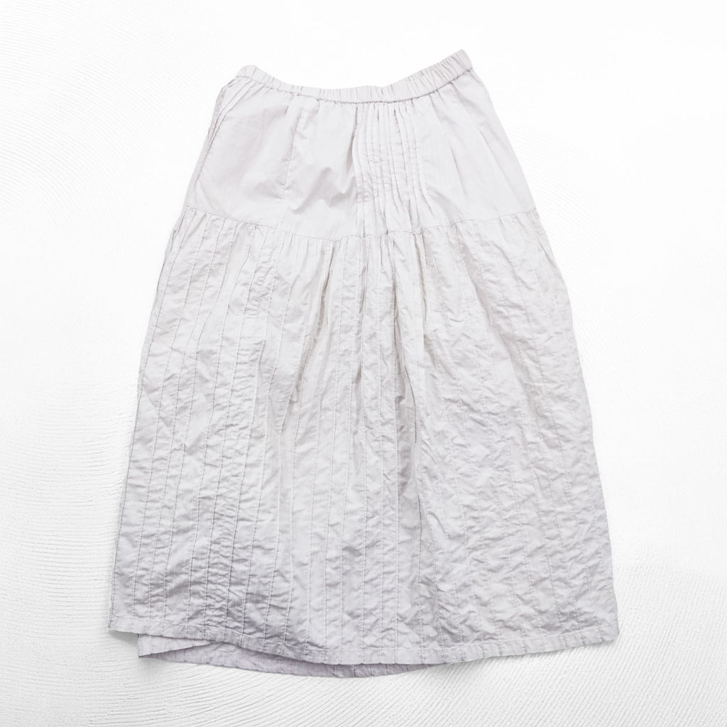ISSEY MIYAKE HaaT インド製 ギャザー フレア スカート M ピンク HaaTH ピンタック プリーツ HA02FG762