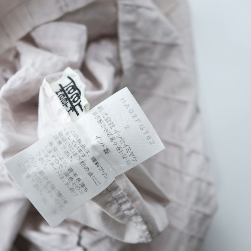 ISSEY MIYAKE HaaT インド製 ギャザー フレア スカート M ピンク HaaTH ピンタック プリーツ HA02FG762
