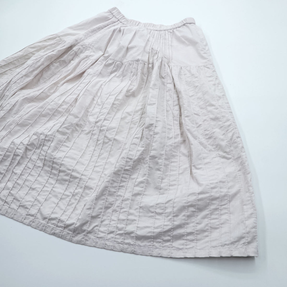 ISSEY MIYAKE HaaT インド製 ギャザー フレア スカート M ピンク HaaTH ピンタック プリーツ HA02FG762