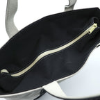 L.L.Bean USA Made BOAT AND TOTE Bag, Black/White, Zip-Top, Medium, 112644
