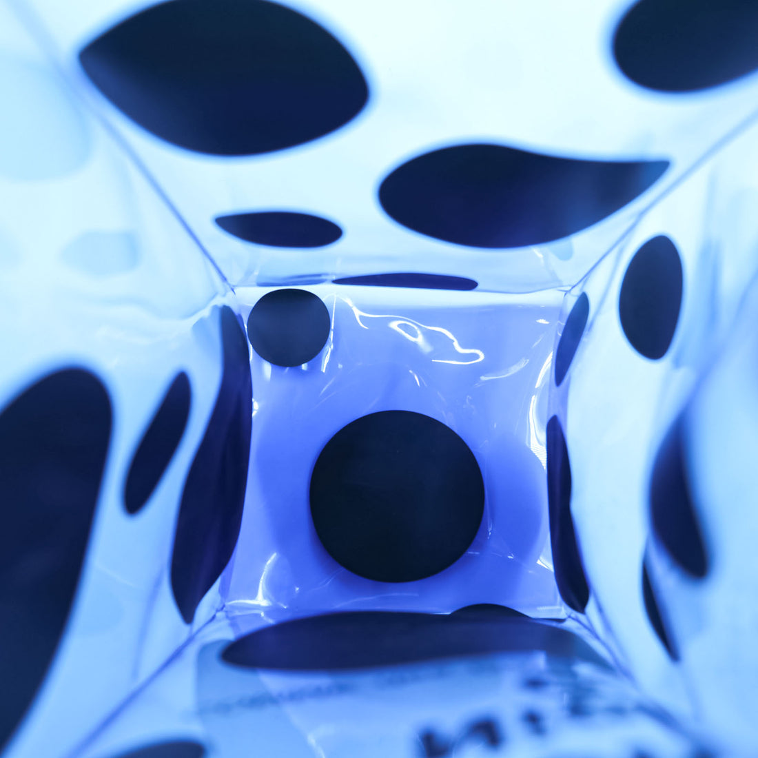 COMME des GARÇONS × VOGUE Clear Vinyl Mini Bag Blue Dot Drink Holder Wine Bag FASHION’S NIGHT OUT Novelty