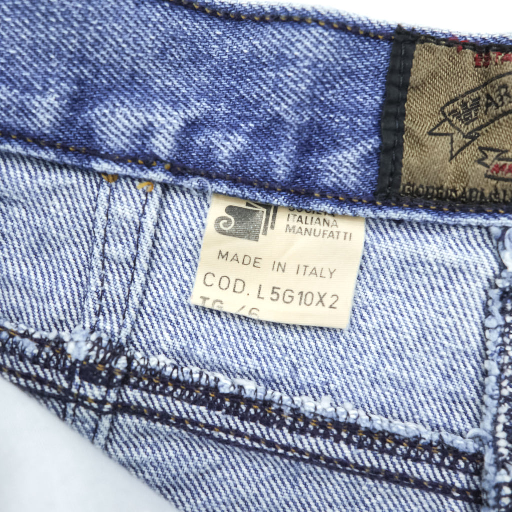 ARMANI JEANS 90年代 イタリア製 ヴィンテージ デニム ロングスカート M インディゴ ブルー
