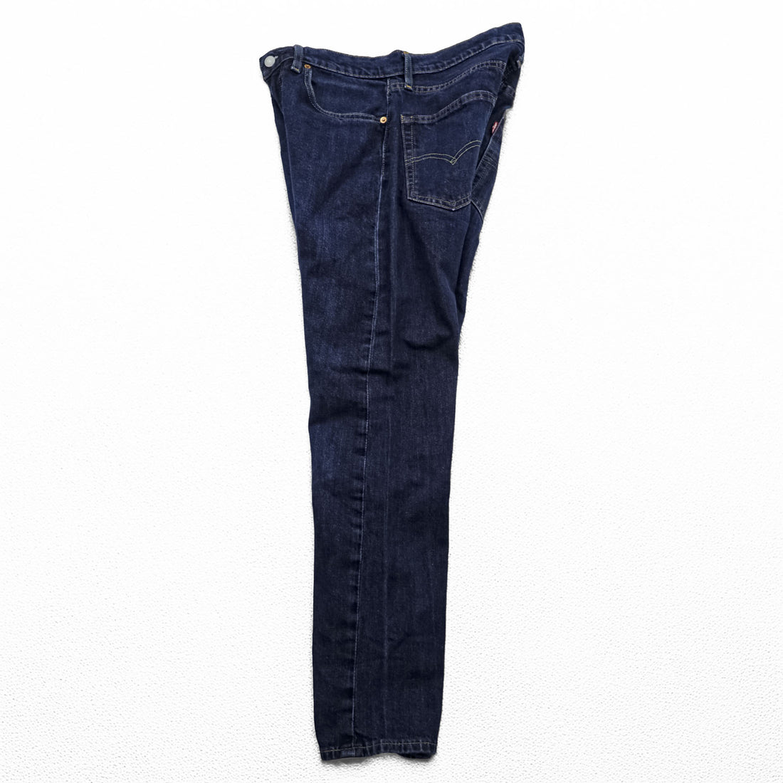 Levi Strauss 502 Tapered Fit Denim Pants Jeans, Size M, Blue, Big E, Leather Patch, 29507-0280