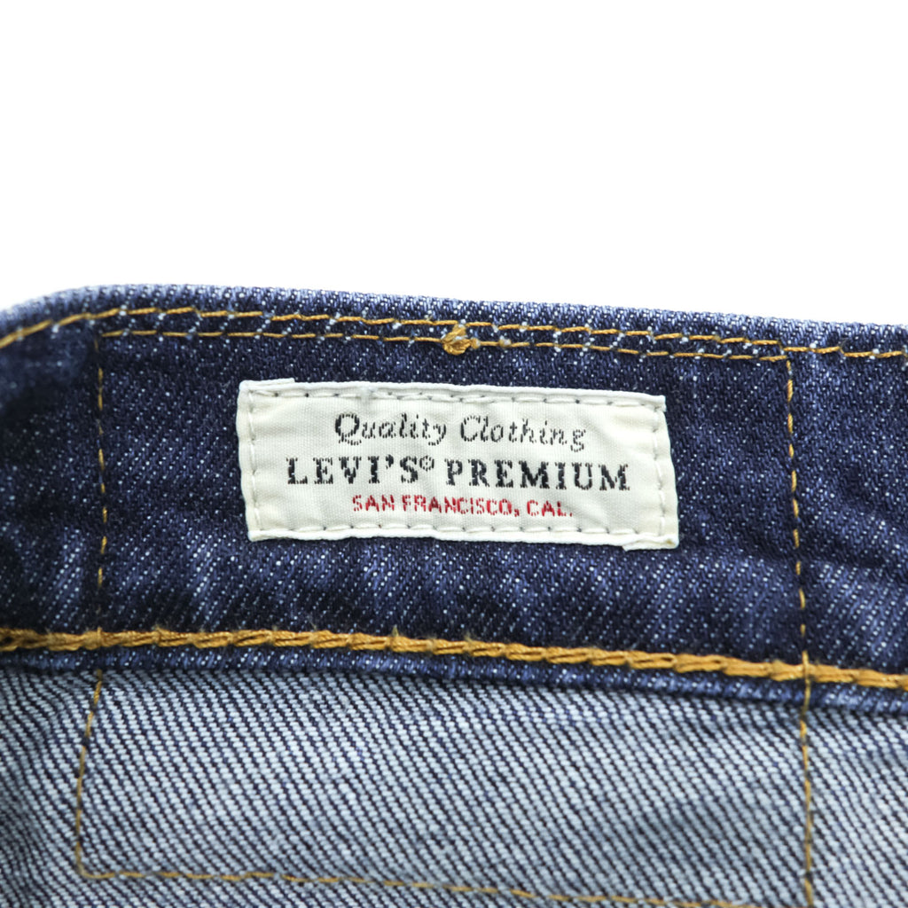 Levi Strauss 502 Tapered Fit Denim Pants Jeans, Size M, Blue, Big E, Leather Patch, 29507-0280