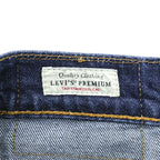 Levi Strauss 502 Tapered Fit Denim Pants Jeans, Size M, Blue, Big E, Leather Patch, 29507-0280