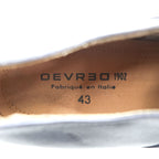 DEVRED イタリア製 ストレートチップ ドレスシューズ 革靴 27.5cm ネイビー レザー