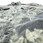 JERZEES 90s Vintage Tree Camo Button-Down Shirt L Khaki Outdoors