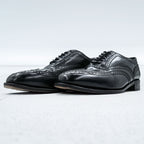 FLORSHEIM ウィングチップ メダリオン ドレスシューズ 革靴 28cm ブラック レザー 17066-01