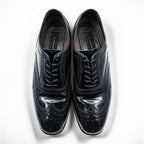 FLORSHEIM ウィングチップ メダリオン ドレスシューズ 革靴 28cm ブラック レザー 17066-01