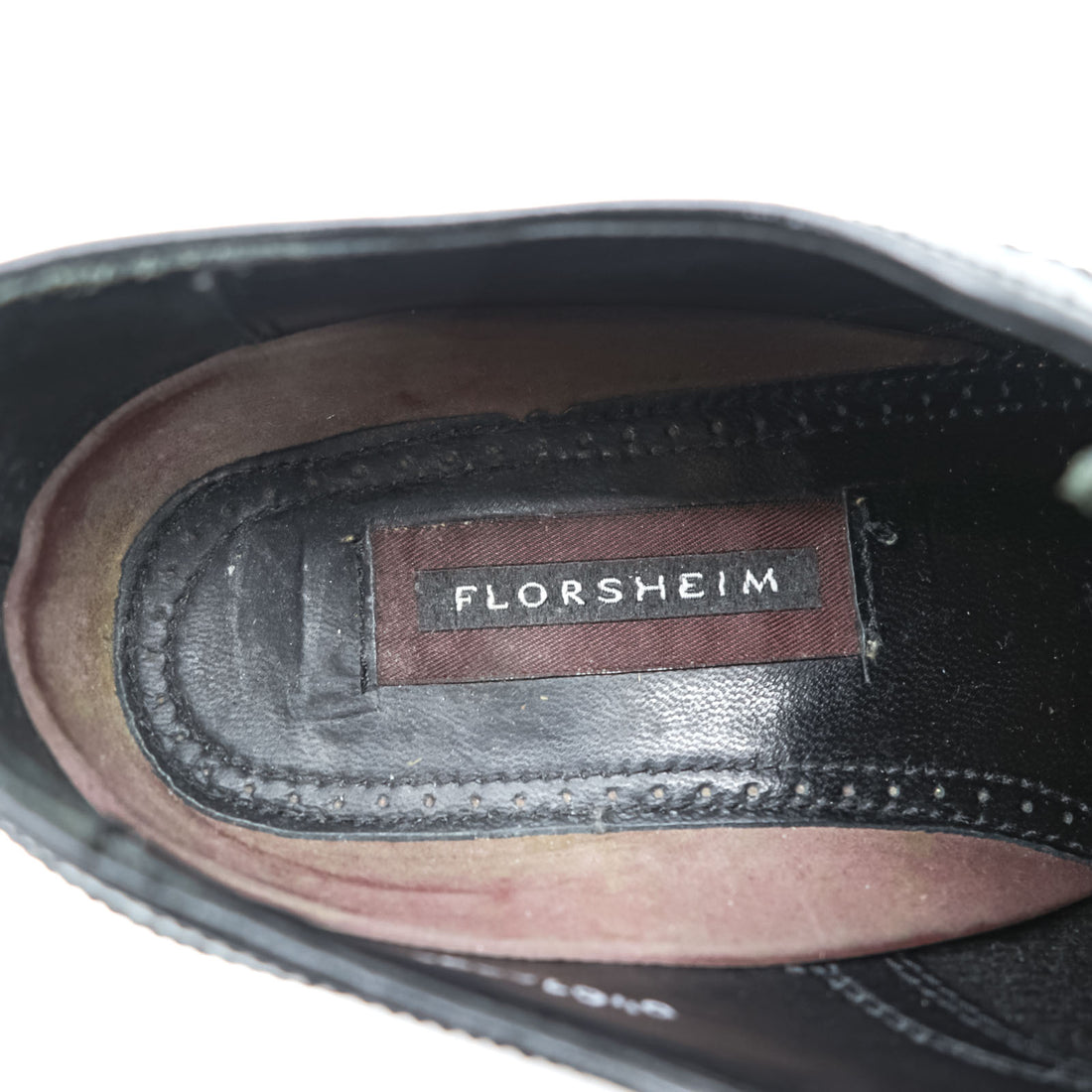 FLORSHEIM ウィングチップ メダリオン ドレスシューズ 革靴 28cm ブラック レザー 17066-01