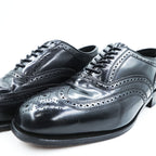 FLORSHEIM ウィングチップ メダリオン ドレスシューズ 革靴 28cm ブラック レザー 17066-01