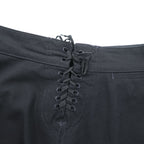Vintage 1990s US Navy 13-Button Sailor Pants, Size L, Black. DSCP BY OMEGA APPAREL INC. 8405-01-076-6024