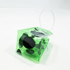 COMME des GARÇONS × VOGUE Clear Vinyl Mini Bag Green Dot Drink Holder Wine Bag FASHION’S NIGHT OUT Novelty