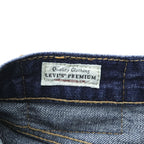 Levi Strauss 501 Big E Denim Pants Jeans M Indigo Blue Leather Patch Button Fly 00501-0101