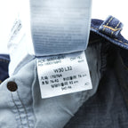 Levi Strauss 501 Big E Denim Pants Jeans M Indigo Blue Leather Patch Button Fly 00501-0101