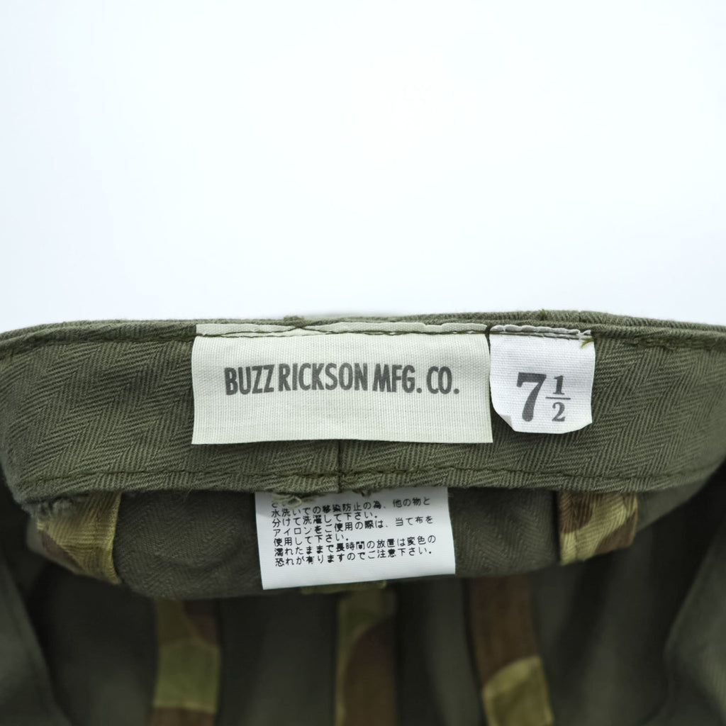 BUZZ RICKSON'S 日本製 US NAVY ヘリンボーン キャップ カーキ BR02714 東洋エンタープライズ