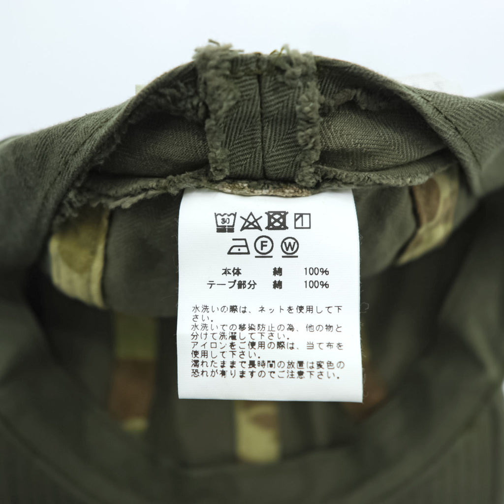 BUZZ RICKSON'S 日本製 US NAVY ヘリンボーン キャップ カーキ BR02714 東洋エンタープライズ