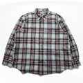 carhartt ヘビーウェイト チェック フランネルシャツ XL グレー レッド  Hubbard Plaid Shirt 102215 029 ビッグサイズ