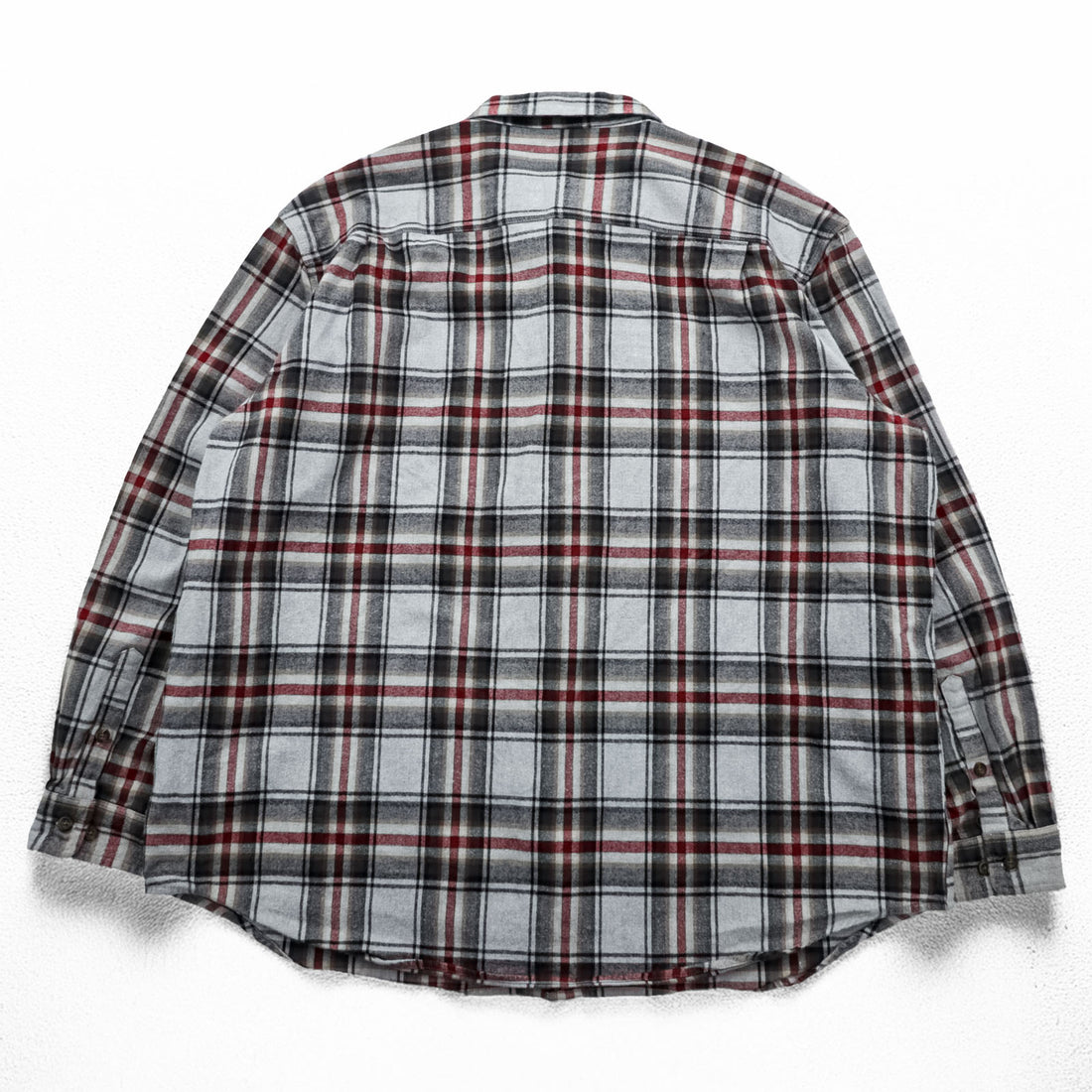 carhartt ヘビーウェイト チェック フランネルシャツ XL グレー レッド  Hubbard Plaid Shirt 102215 029 ビッグサイズ