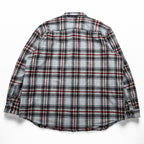carhartt ヘビーウェイト チェック フランネルシャツ XL グレー レッド  Hubbard Plaid Shirt 102215 029 ビッグサイズ