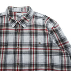 carhartt ヘビーウェイト チェック フランネルシャツ XL グレー レッド  Hubbard Plaid Shirt 102215 029 ビッグサイズ