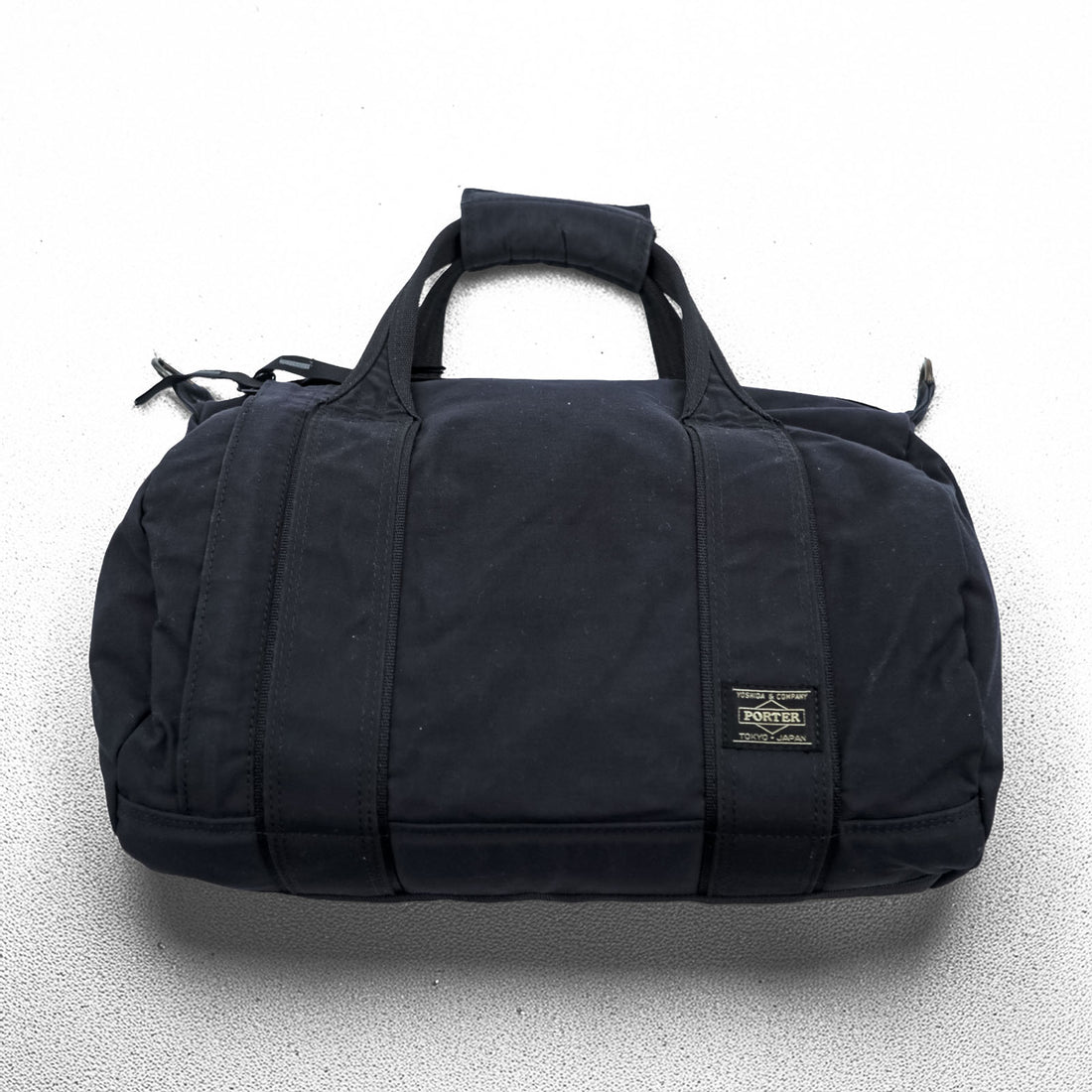 PORTER ( 吉田カバン ) 2WAY ミニボストンバッグ ショルダーバッグ ブラック ナイロン デニム キャンバス 廃番