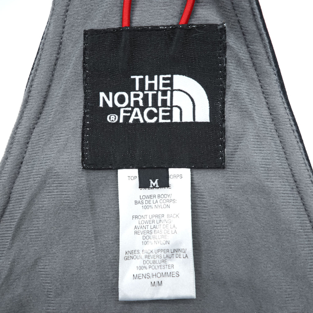 THE NORTH FACE スノービブパンツ 防水 HyVent オーバーオール M グレー スキー ボード ゲイター F03YO40