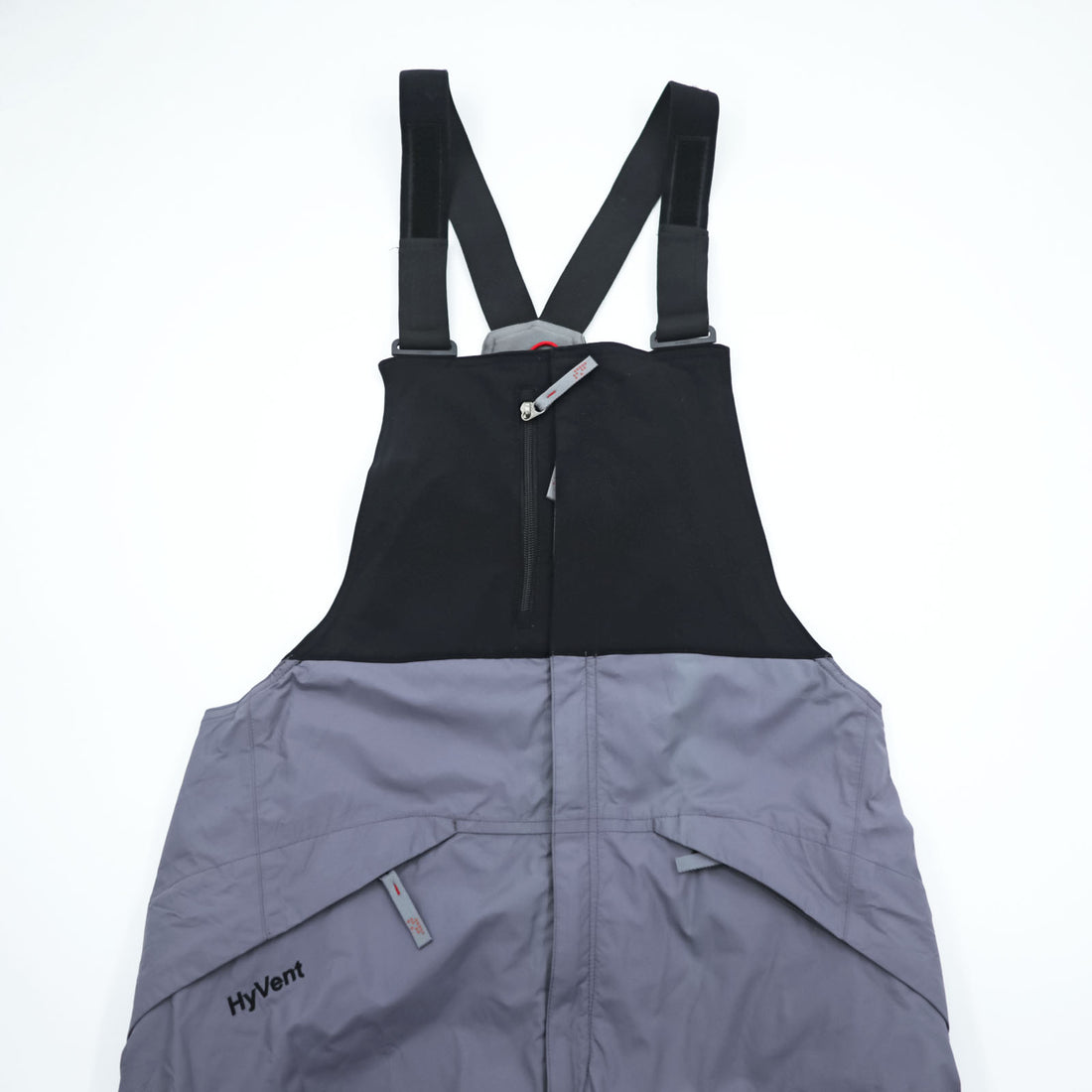 THE NORTH FACE スノービブパンツ 防水 HyVent オーバーオール M グレー スキー ボード ゲイター F03YO40