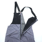 THE NORTH FACE スノービブパンツ 防水 HyVent オーバーオール M グレー スキー ボード ゲイター F03YO40