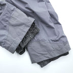 THE NORTH FACE スノービブパンツ 防水 HyVent オーバーオール M グレー スキー ボード ゲイター F03YO40