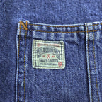 POLO COUNTRY RALPH LAUREN 80年代 USA製 ヴィンテージ デニム カバーオール ワークジャケット XL 4ポケット 襟コーデュロイ RRL チョアコート