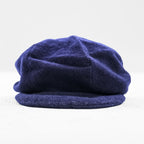 KAPITAL 日本製 キャスケット ニュースボーイキャップ ネイビー インディゴ メルトン ウール duffle