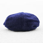 KAPITAL 日本製 キャスケット ニュースボーイキャップ ネイビー インディゴ メルトン ウール duffle