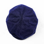 KAPITAL 日本製 キャスケット ニュースボーイキャップ ネイビー インディゴ メルトン ウール duffle