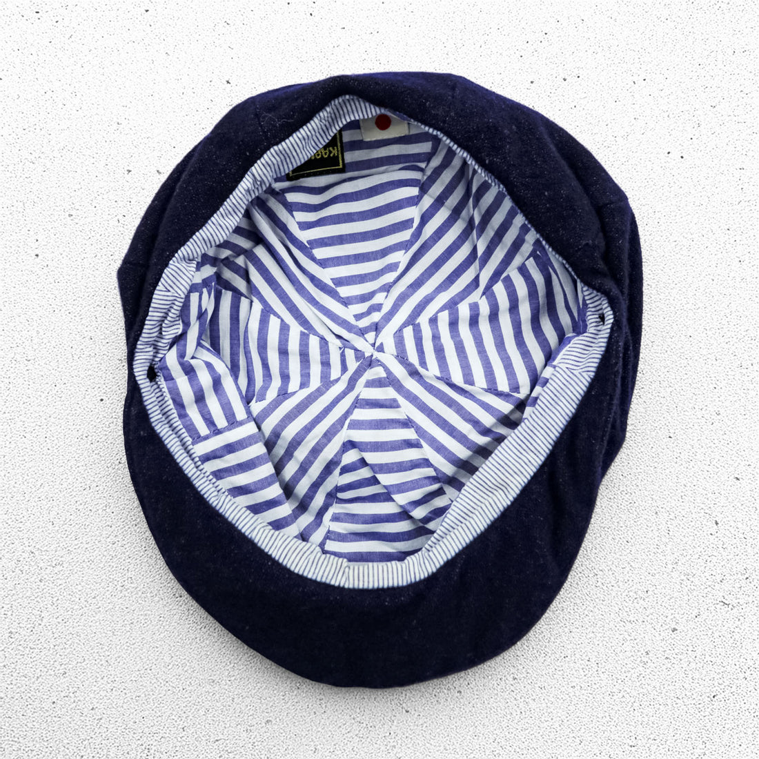 KAPITAL 日本製 キャスケット ニュースボーイキャップ ネイビー インディゴ メルトン ウール duffle