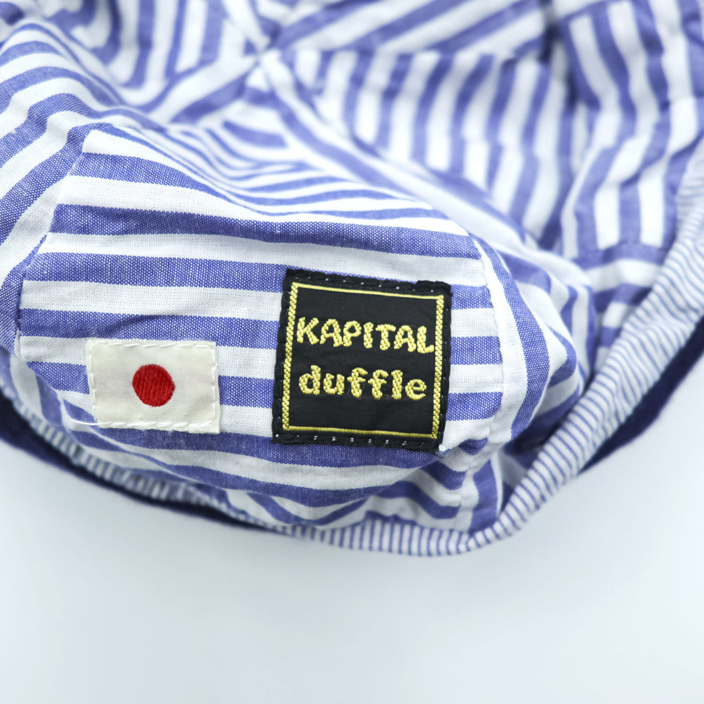 KAPITAL 日本製 キャスケット ニュースボーイキャップ ネイビー インディゴ メルトン ウール duffle